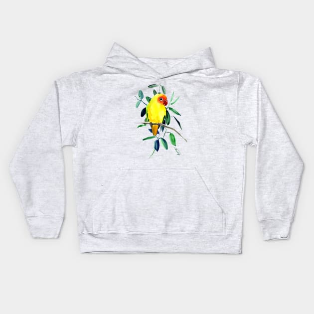 Love bird Kids Hoodie by surenart